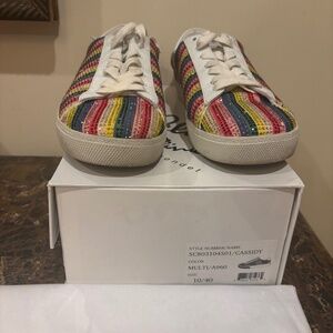 Multi color embellished sneakers